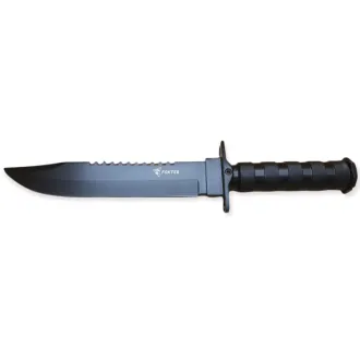 Taktický nůž MILITARY FINKA SURVIVAL 35 cm černý/stříbrný Taktický nůž MILITARY FINKA SURVIVAL 35 cm černý/stříbrný