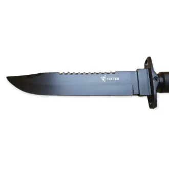 Taktický nůž MILITARY FINKA SURVIVAL 35 cm černý/stříbrný Taktický nůž MILITARY FINKA SURVIVAL 35 cm černý/stříbrný