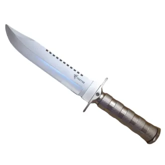 Taktický nůž MILITARY FINKA SURVIVAL 35 cm černý/stříbrný Taktický nůž MILITARY FINKA SURVIVAL 35 cm černý/stříbrný