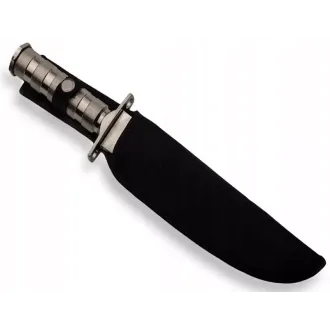 Taktický nůž MILITARY FINKA SURVIVAL 35 cm černý/stříbrný Taktický nůž MILITARY FINKA SURVIVAL 35 cm černý/stříbrný