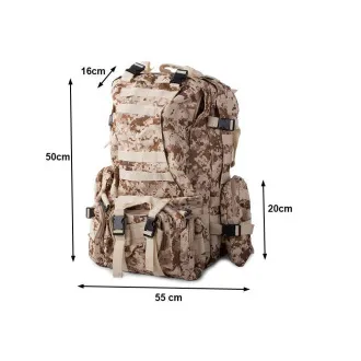 Maskáčový batoh Lynx, vojenská kamufláž - 48.5 l Maskáčový batoh Lynx, vojenská kamufláž - 48.5 l