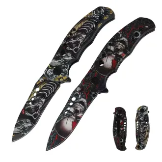 Skládací taktický nůž SKULL 20 cm Skládací taktický nůž SKULL 20 cm