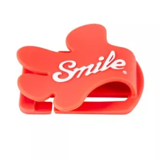 Smile klip na krytku objektivu Giveme5, červený, 16400, DOPRODEJ Smile klip na krytku objektivu Giveme5, červený, 16400, DOPRODEJ