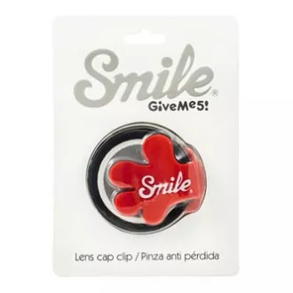 Smile klip na krytku objektivu Giveme5, červený, 16400, DOPRODEJ Smile klip na krytku objektivu Giveme5, červený, 16400, DOPRODEJ
