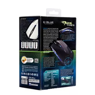E-blue Mazer R Myš drátová, černá, 2400DPI E-blue Mazer R Myš drátová, černá, 2400DPI