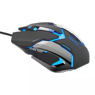 E-blue Auroza Gaming Myš drátová, černá, 4000DPI E-blue Auroza Gaming Myš drátová, černá, 4000DPI