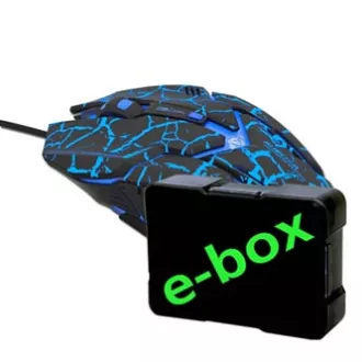 E-blue Auroza Gaming Myš drátová, černá, 4000DPI, e-box E-blue Auroza Gaming Myš drátová, černá, 4000DPI, e-box
