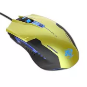 E-blue Auroza G Myš drátová, zelená, 3000DPI, DOPRODEJ