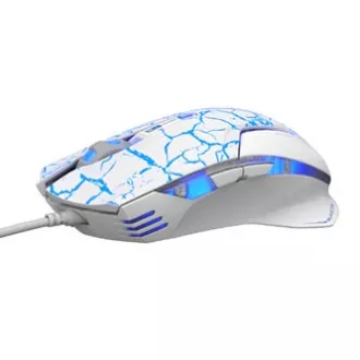 E-blue Mazer Pro Myš drátová, bílo-modrá, 2500DPI, e-box E-blue Mazer Pro Myš drátová, bílo-modrá, 2500DPI, e-box