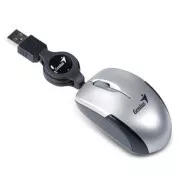 Genius Micro Traveler V2 Myš drátová, stříbrná, 1200DPI