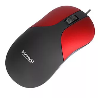 Marvo DMS002RD Myš drátová, černo-červená, 1200DPI Marvo DMS002RD Myš drátová, černo-červená, 1200DPI