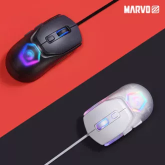 Marvo FIT LITE G1 Myš drátová, bílá, 12000DPI, + DáREK Marvo FIT LITE G1 Myš drátová, bílá, 12000DPI, + DáREK