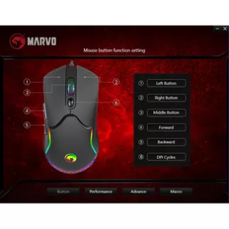 Marvo M359 Myš drátová, černá, 3200DPI Marvo M359 Myš drátová, černá, 3200DPI