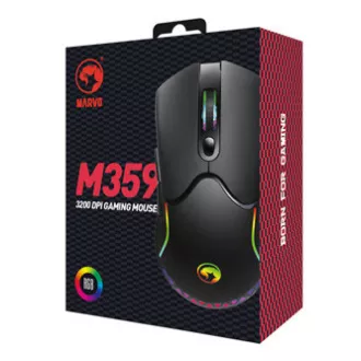 Marvo M359 Myš drátová, černá, 3200DPI Marvo M359 Myš drátová, černá, 3200DPI