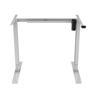 Pracovní stůl s elektricky nastavitelnou výškou 75x140cm, šedý, ergo Pracovní stůl s elektricky nastavitelnou výškou 75x140cm, šedý, ergo