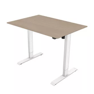 Pracovní stůl s elektricky nastavitelnou výškou 75x140cm, bílý, ergo Pracovní stůl s elektricky nastavitelnou výškou 75x140cm, bílý, ergo