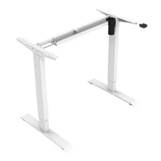 Pracovní stůl s elektricky nastavitelnou výškou 75x140cm, bílý, ergo Pracovní stůl s elektricky nastavitelnou výškou 75x140cm, bílý, ergo