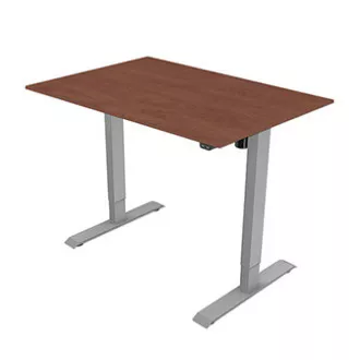 Pracovní stůl s elektricky nastavitelnou výškou 75x120cm, šedý, ergo Pracovní stůl s elektricky nastavitelnou výškou 75x120cm, šedý, ergo
