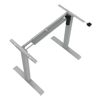 Pracovní stůl s elektricky nastavitelnou výškou 75x120cm, šedý, ergo Pracovní stůl s elektricky nastavitelnou výškou 75x120cm, šedý, ergo