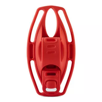 Držák mobilu Bone Bike Tie 3, na kolo, nastavitelná velikost, červený, 4.7-7.2", silikon, k připevnění na řídítka, červená