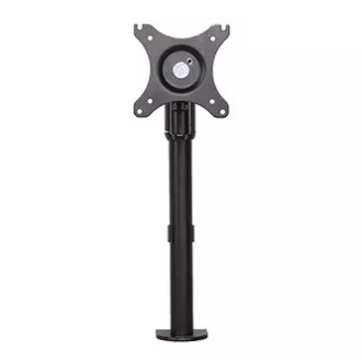 Polohovatelný držák pro monitor, černý, 10KG, svorka, 17"-30", otočný, 75x75/100x100 Polohovatelný držák pro monitor, černý, 10KG, svorka, 17"-30", otočný, 75x75/100x100