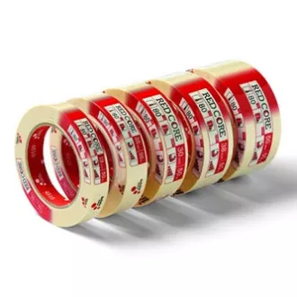 Lepící páska, RED CORE, maskovací, Schuller Eh,klar, žlutá, 50mm, 50m Lepící páska, RED CORE, maskovací, Schuller Eh,klar, žlutá, 50mm, 50m