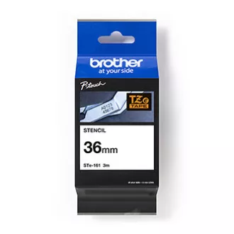 Brother originální páska do tiskárny štítků, Brother, STE-161, 3m, 36mm, kazeta s páskou Stencil Brother originální páska do tiskárny štítků, Brother, STE-161, 3m, 36mm, kazeta s páskou Stencil