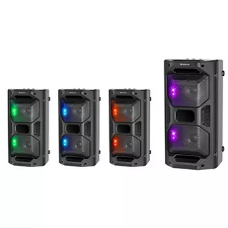Defender reproduktor Rage, Li-Ion, 2.0, 50W, černý, regulace hlasitosti, LED podsvícení, BT 5.0, TWS, dálkové ovládání, 45Hz~22kHz Defender reproduktor Rage, Li-Ion, 2.0, 50W, černý, regulace hlasitosti, LED podsvícení, BT 5.0, TWS, dálkové ovládání, 45Hz~22kHz