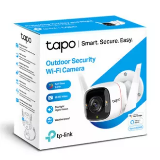 TP-link IP kamera venkovní Tapo C320WS, QHD 2560x1440, Wifi 2.4 GHz /ethernet, bílá, 4MP rozlišení, noční vidění, alarm , det. poh TP-link IP kamera venkovní Tapo C320WS, QHD 2560x1440, Wifi 2.4 GHz /ethernet, bílá, 4MP rozlišení, noční vidění, alarm , det. poh