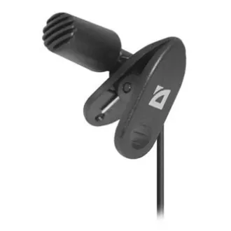 Defender, připínací mikrofon, MIC-109, bez regulace hlasitosti, černý, handsfree Defender, připínací mikrofon, MIC-109, bez regulace hlasitosti, černý, handsfree
