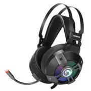 Marvo HG9015G sluchátka s mikrofonem, drátová, černá, 7.1 (virtuálně), USB