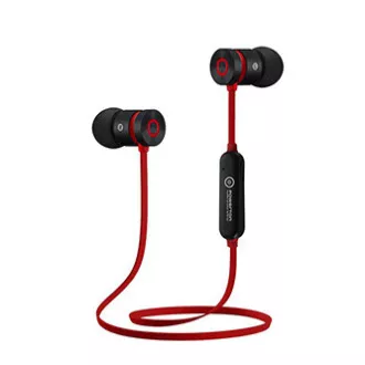 Powerton LIFE ARIVO Bezdrátová bluetooth sluchátka, černo-červená Powerton LIFE ARIVO Bezdrátová bluetooth sluchátka, černo-červená