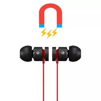 Powerton LIFE ARIVO Bezdrátová bluetooth sluchátka, černo-červená Powerton LIFE ARIVO Bezdrátová bluetooth sluchátka, černo-červená