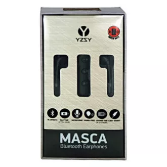 YZSY MASCA sluchátka s mikrofonem, bezdrátová, černá, bluetooth, DOPRODEJ YZSY MASCA sluchátka s mikrofonem, bezdrátová, černá, bluetooth, DOPRODEJ