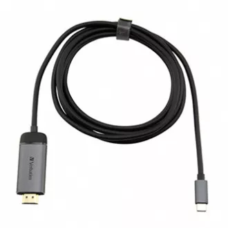 USB (3.1) hub 1-port, 49144, šedá, délka kabelu 1,5m, Verbatim, adaptér USB C na HDMI USB (3.1) hub 1-port, 49144, šedá, délka kabelu 1,5m, Verbatim, adaptér USB C na HDMI