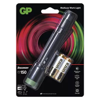 LED svítilna, 2xAA, kovová, černá, 150lm, C33 LED svítilna, 2xAA, kovová, černá, 150lm, C33
