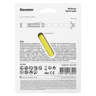 LED svítilna, 2xAA, kovová, černá, 150lm, C33 LED svítilna, 2xAA, kovová, černá, 150lm, C33