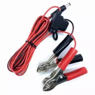 Kabel pro připojení k 12V akumulátoru-krokosvorka Kabel pro připojení k 12V akumulátoru-krokosvorka