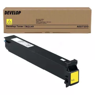 Develop TN-214 (A0D72D3) - toner, yellow (žlutý) Develop TN-214 (A0D72D3) - toner, yellow (žlutý)