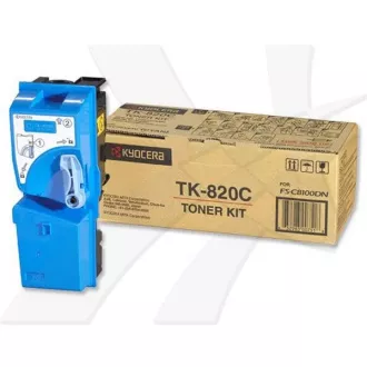 Kyocera TK-820 (TK820C) - toner, cyan (azurový) Kyocera TK-820 (TK820C) - toner, cyan (azurový)