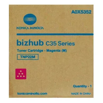 Konica Minolta TNP-22 (A0X5352) - toner, magenta (purpurový) Konica Minolta TNP-22 (A0X5352) - toner, magenta (purpurový)