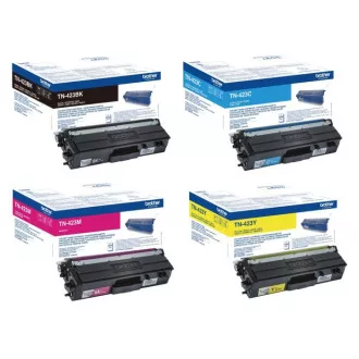 Brother TN-423 (TN423BK, TN423C, TN423M, TN423Y) - toner, black + color (černý + barevný)