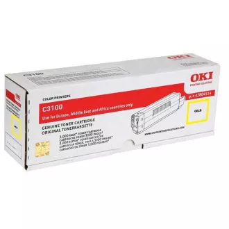 Oki C3100 (42804513) - toner, yellow (žlutý) Oki C3100 (42804513) - toner, yellow (žlutý)