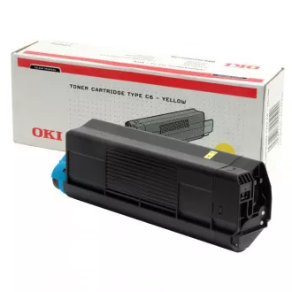 Oki C5100 (42127405) - toner, yellow (žlutý) Oki C5100 (42127405) - toner, yellow (žlutý)