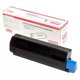 Oki C5250 (42127455) - toner, magenta (purpurový) Oki C5250 (42127455) - toner, magenta (purpurový)