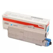 Oki 46490607 - toner, cyan (azurový)