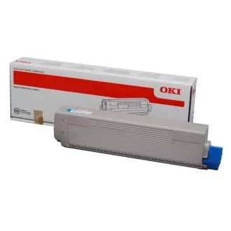 Oki C822 (44844615) - toner, cyan (azurový)