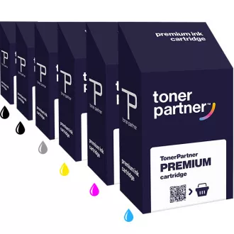 MultiPack TonerPartner Cartridge PREMIUM, black + color (černá + barevná) – kompatibilní cartridge pro HP 72 (C9370A, C9371A, C9372A, C9373A, C9374A, C9403A) MultiPack TonerPartner Cartridge PREMIUM, black + color (černá + barevná) – kompatibilní cartridge pro HP 72 (C9370A, C9371A, C9372A, C9373A, C9374A, C9403A)