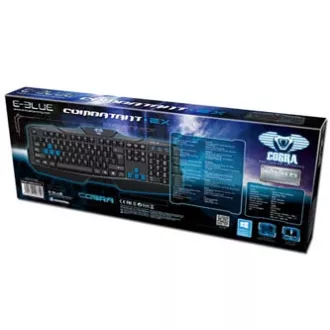 E-blue Cobra EKM746 klávesnice drátová (USB) CZ/SK, černá, DOPRODEJ E-blue Cobra EKM746 klávesnice drátová (USB) CZ/SK, černá, DOPRODEJ