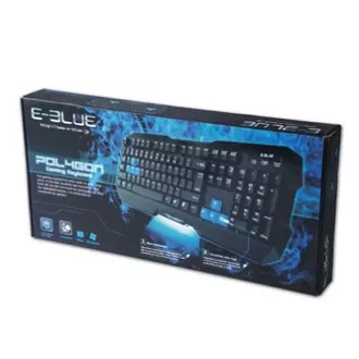 E-blue Polygon klávesnice drátová (USB) US, černá, DOPRODEJ E-blue Polygon klávesnice drátová (USB) US, černá, DOPRODEJ